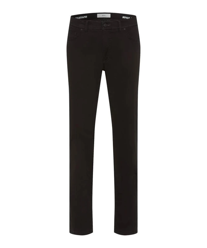 BRAX Men's Style Cadiz Tt Trouser, 02 Black, 34 W/30 L