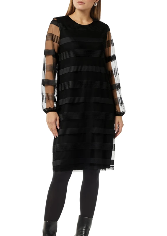 comma Women's 2158726 Dress, 99G9, 16