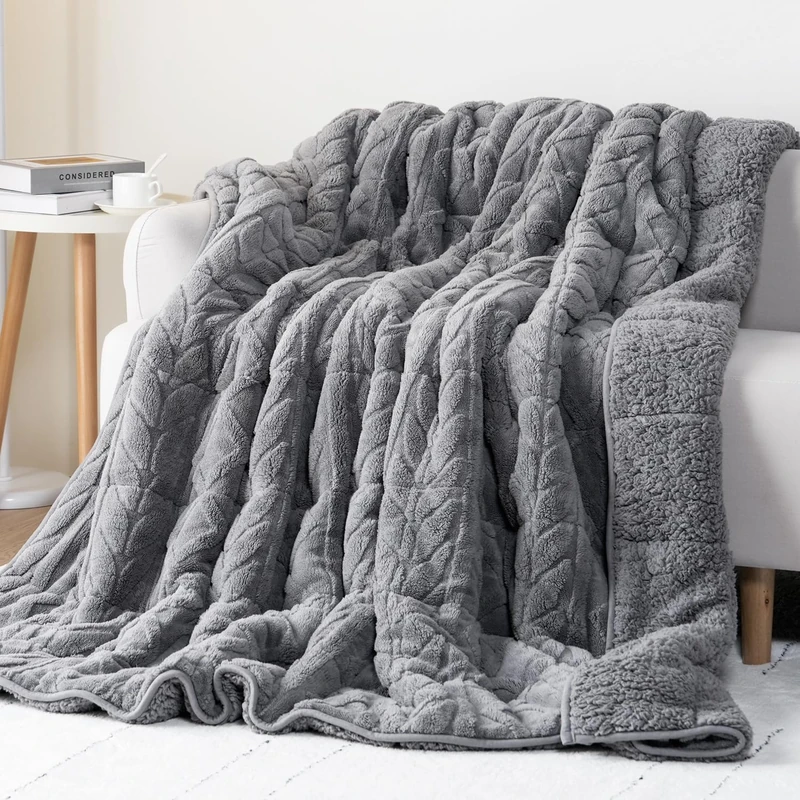 Cottonblue Weighted Blanket for Adults Queen Size 15 lbs 60x80in Ultra Soft