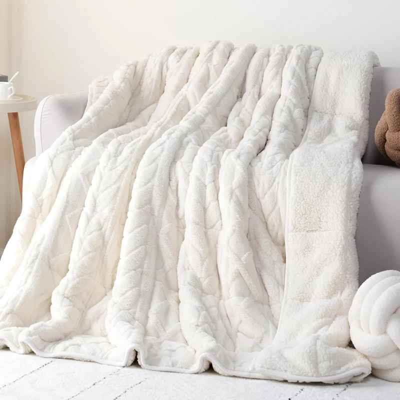 Cottonblue Weighted Blanket 15lbs for Adults Twin/Full Size 48x72in Soft