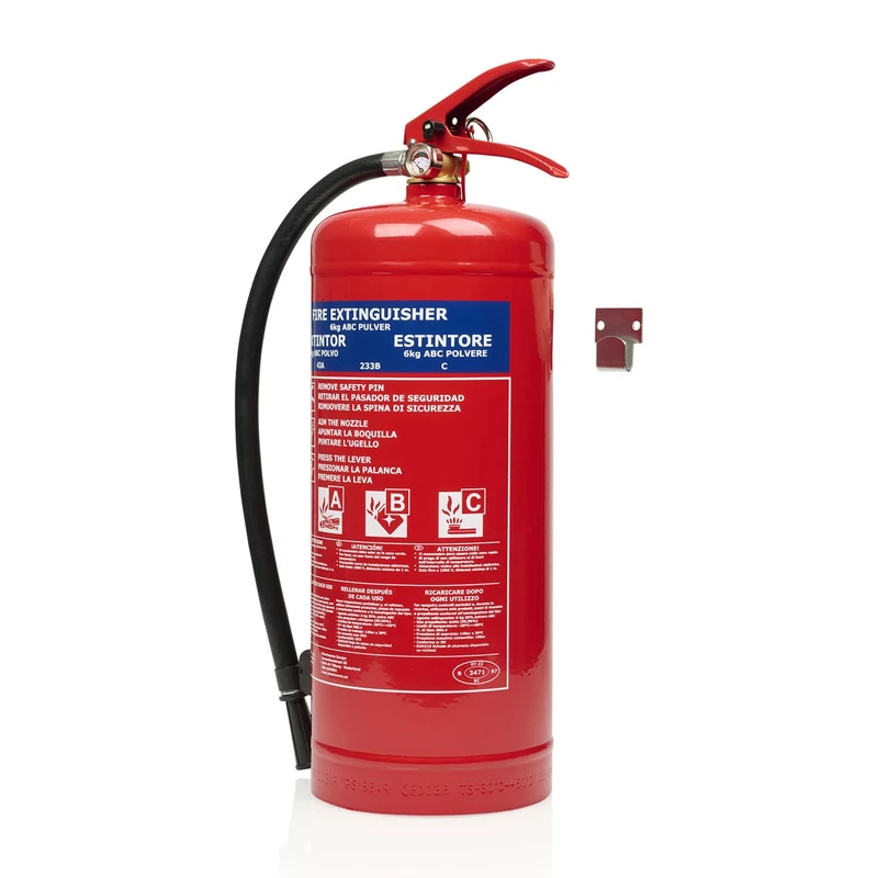 Smartwares 6 kg ABC Powder Fire Extinguisher - Home & Vehicle