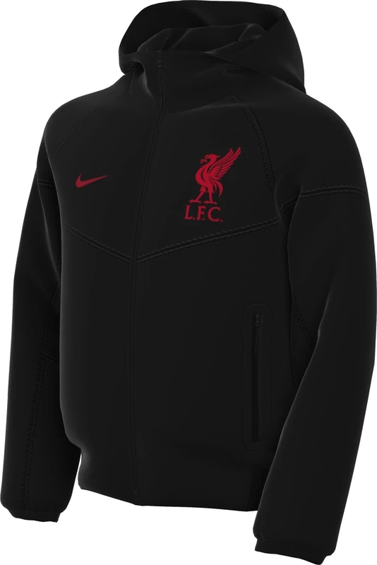 Nike Boys' Liverpool FC Sportswear Tech FLC Fz Sweatshirt - Image 1
