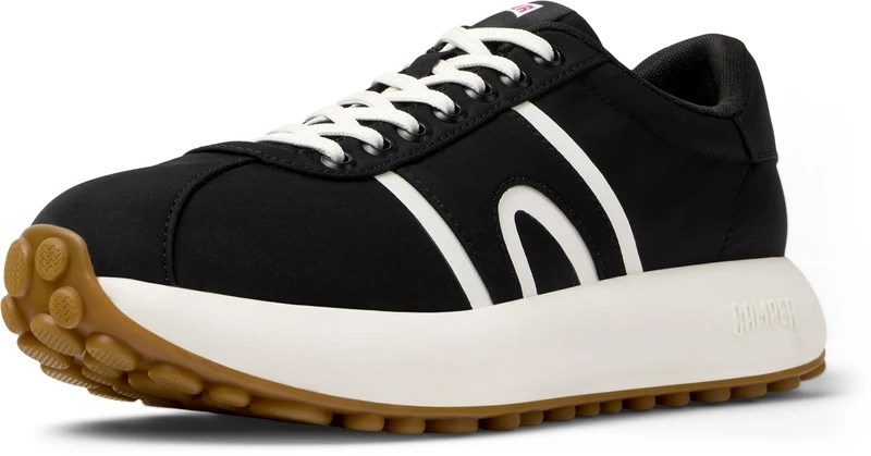 Camper Herren Pelotas Athens K100943 Sneaker, Black 001, 12 UK