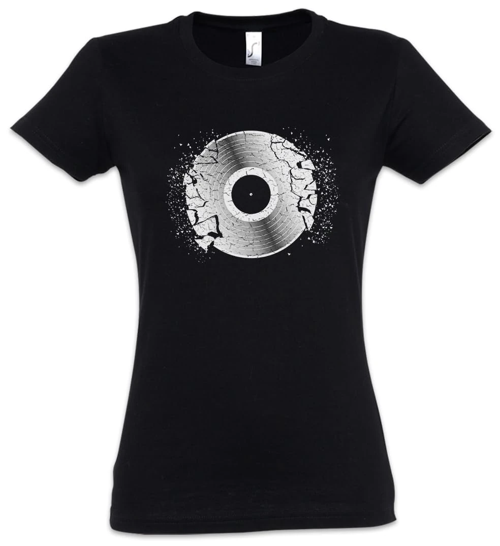 Urban Backwoods Vinyl Record Explosion Women's T-Shirt, black, XXL