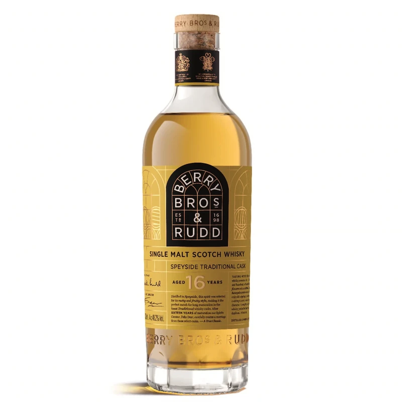 Berry Bros. & Rudd Speyside Traditional Cask 16 Years Old Single Malt Scotch Whisky, 48.2% ABV, 70cl, Whiskey Deal of the Day, Serve Neat, On the Rocks or with a Dash of Water