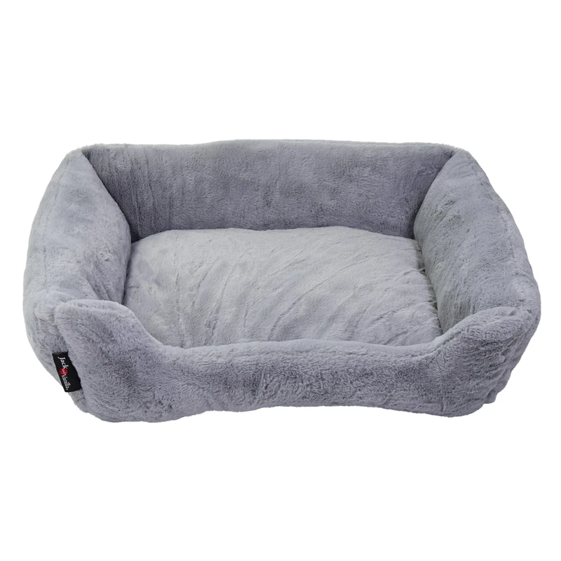 JACK AND VANILLA, Soft Dog Cushion, Sofa, Light Grey, Size S, 60 x 52 x 18 cm