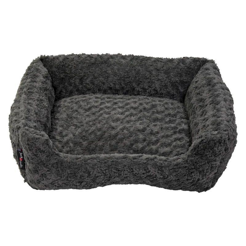 JACK AND VANILLA, Soft Dog Cushion, Sofa, Colour: Rosette Grey, Size S, 60 x 52 x 18 cm