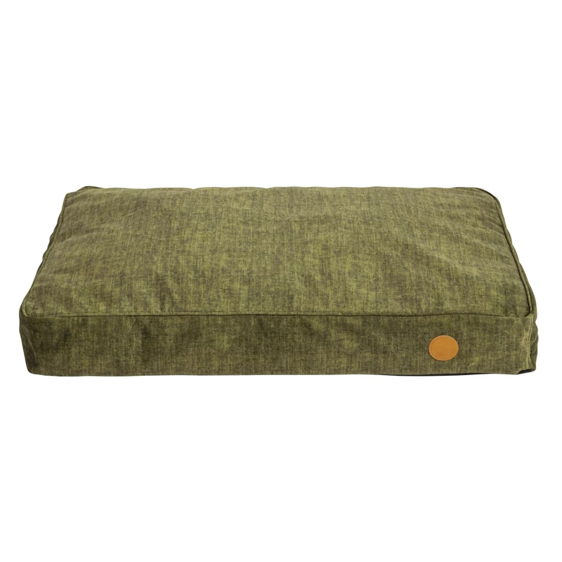 JACK AND VANILLA, Dog Bed, Manchester, Green, Size L, 100 x 70 x 14 cm - Image 1