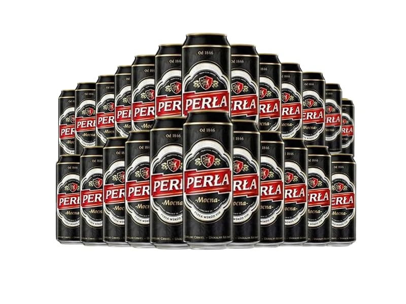 Perla Mocna Strong Polish Lager | Pack of 24 x 500ml cans