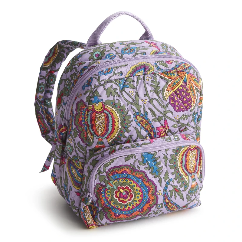 Vera Bradley Women's Cotton Mini Banbury Backpack, Marrakesh, One Size - Image 1