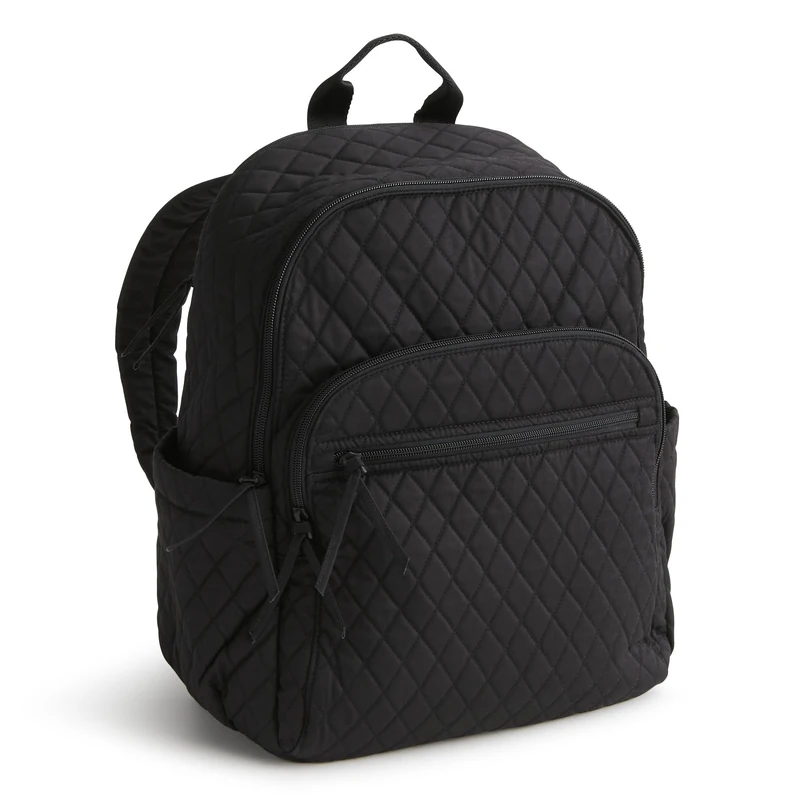 Vera Bradley Women's Cotton Bancroft Backpack, Moonless Night, One Size