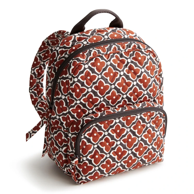 Vera Bradley Women's Cotton Mini Banbury Backpack, Moorish, One Size