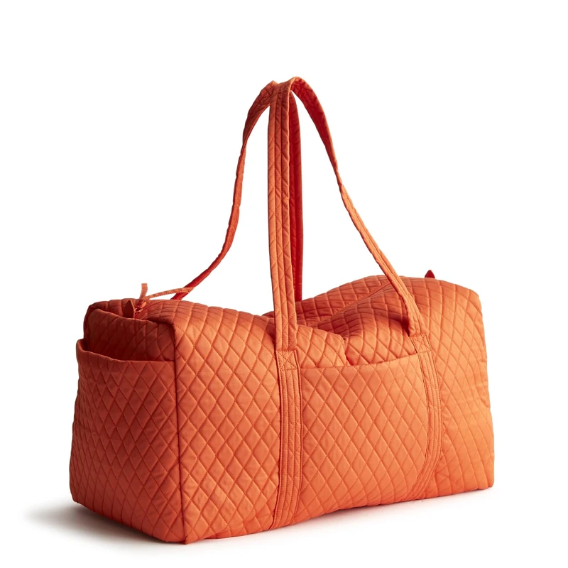 Vera Bradley Women's Cotton Large Original Duffel, Koi Orange, One Size