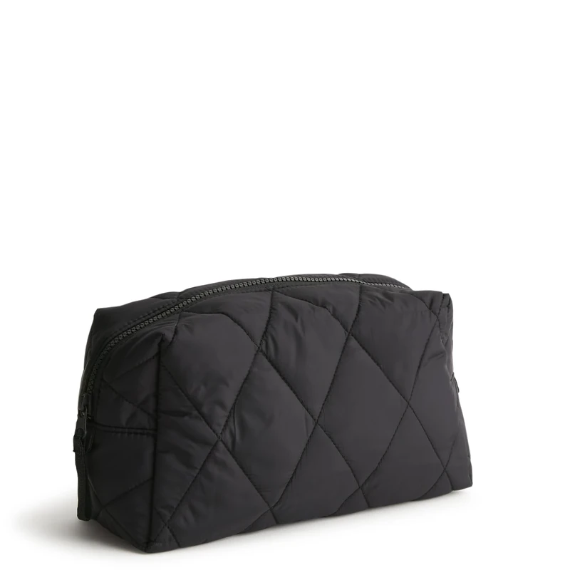 Vera Bradley Women's Nylon Large Cosmetic Makeup Bag, Moonless Night, One Size