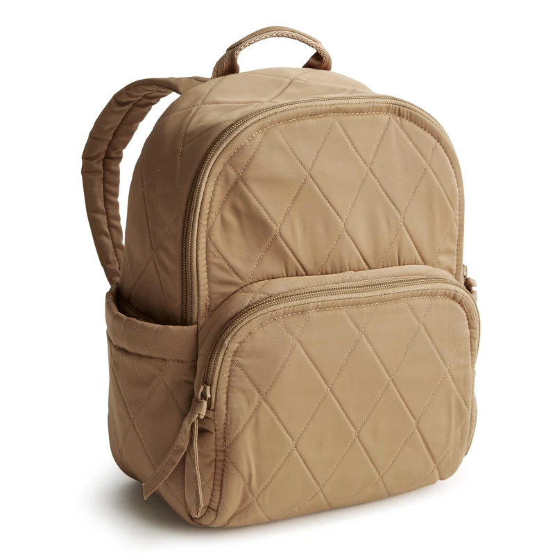 Vera Bradley Women's Polyester Twill Small Banbury Backpack, Tiger's Eye, One Size