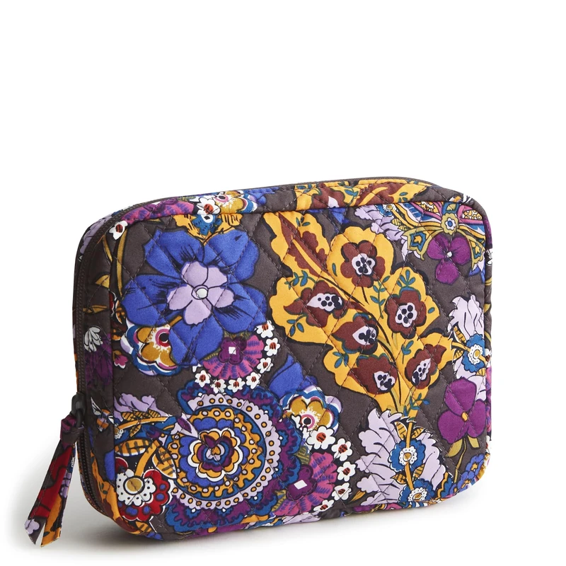 Vera Bradley Women's Cotton Cord Organizer, Colorful Bouquet, One Size