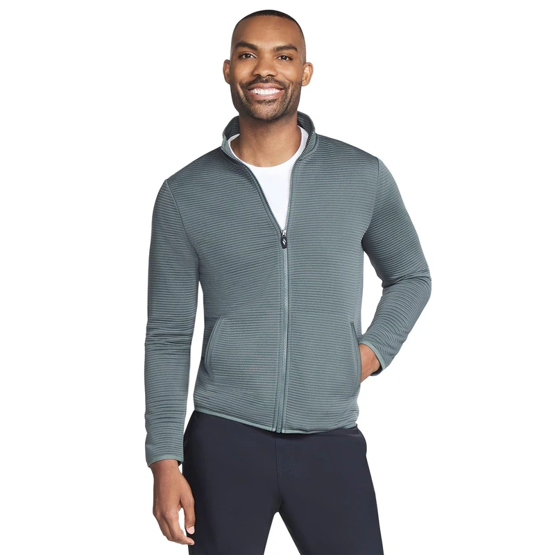 Skechers MENS THE HOODLESS HOODIE OTTOMAN, Live Moss, XL