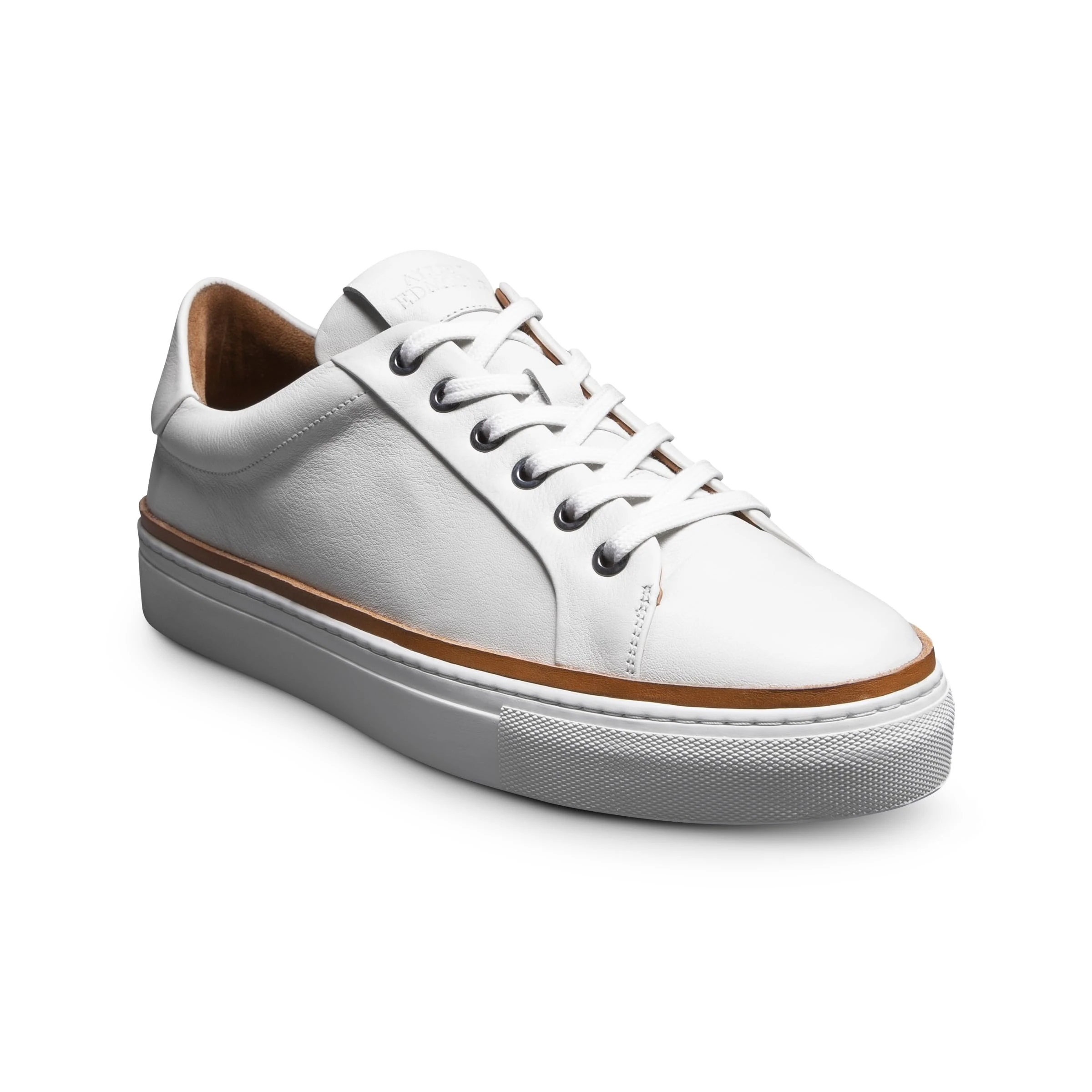 Allen Edmonds Men's Flynn Lace Up Sneaker, White Leather, 6.5 UK