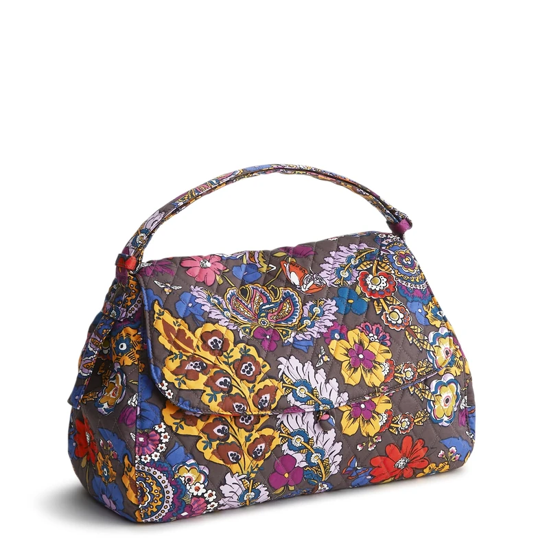 Vera Bradley Women's Cotton Rothvale Shoulder Bag, Colorful Bouquet, One Size