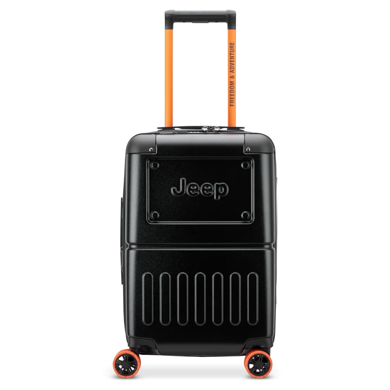 Jeep JH002B Hardside Expandable Luggage with Spinner Wheels, Black, Carry-On 20 Inch, Jh002b Hardside Expandable Luggage with Spinner Wheels