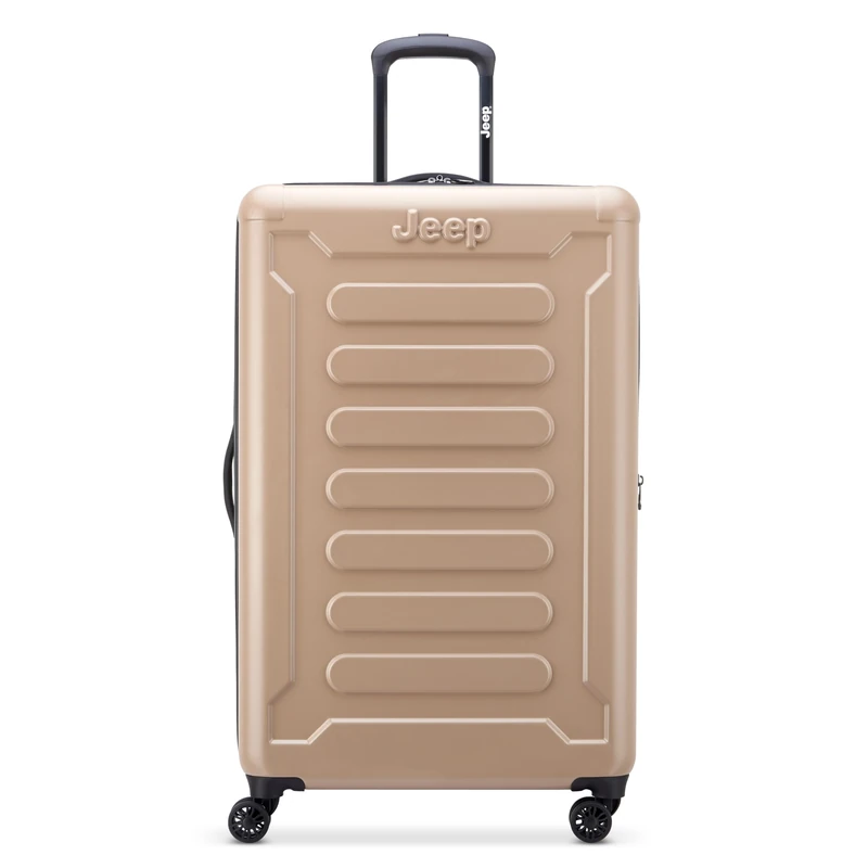 Jeep JH004C Hardside Expandable Luggage with Spinner Wheels, Beige, Carry-On 20 Inch, Jh004c Hardside Expandable Luggage with Spinner Wheels