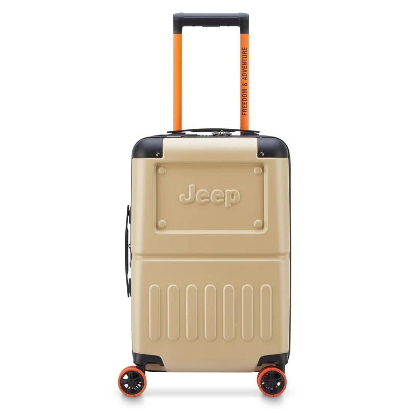 Jeep JH002B Hardside Expandable Luggage with Spinner Wheels, Warm Sand, Carry-On 19 Inch, Jh002b Hardside Expandable Luggage with Spinner Wheels