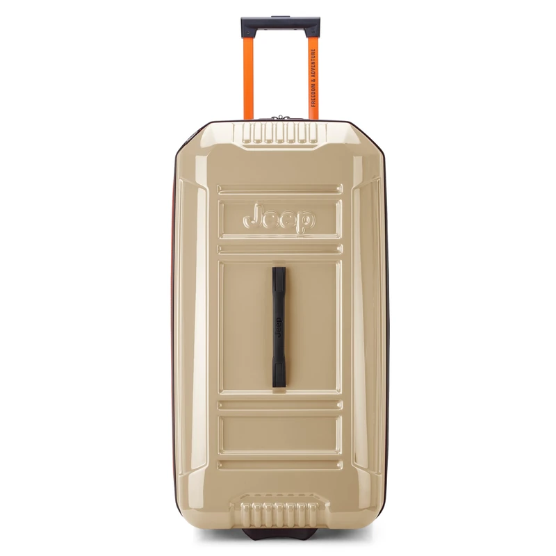 Jeep JH003B Hardside Expandable Luggage with Two Wheels, Warm Sand, Checked-Large 30 Inch, Jh003b Hardside Expandable Luggage with Two Wheels