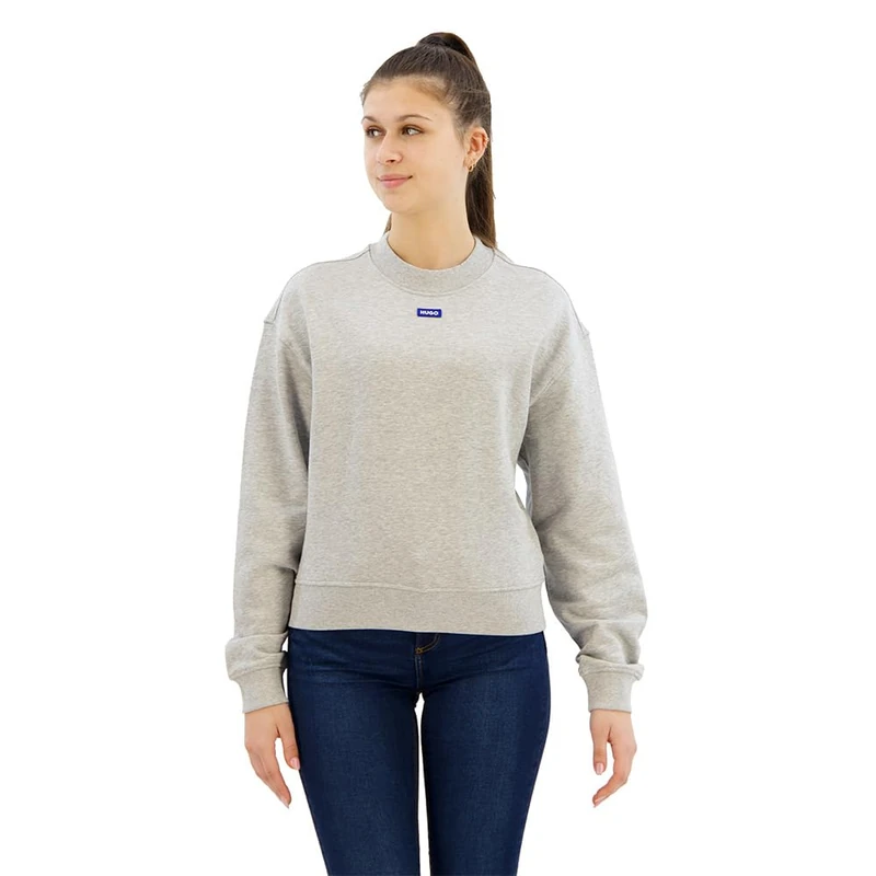 HUGO Women's Sweatshirt, Open grey, XXL