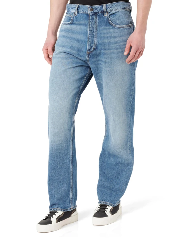 Hugo Men's Nate Jeans Trousers, Navy, 31 W/30 L