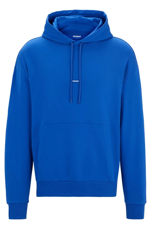 HUGO Men's Nalonso Sweatshirt, Open Blue, L