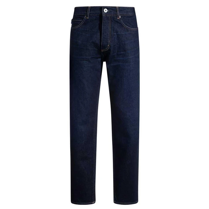 Hugo Jonah Men's Regular Fit Jeans in Dark Blue Stone-Washed Denim, Dark Blue, 38 W/34 L - Image 1