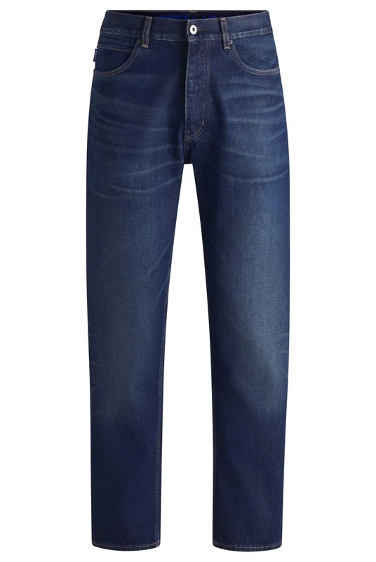 Hugo Men's Jonah Jeans Trousers, Navy, 33 W/36 L