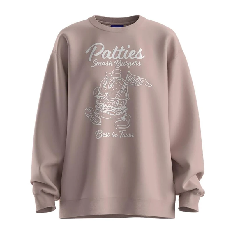 HUGO Women's Classic Crew_b_1 Sweatshirt, Open Pink, M