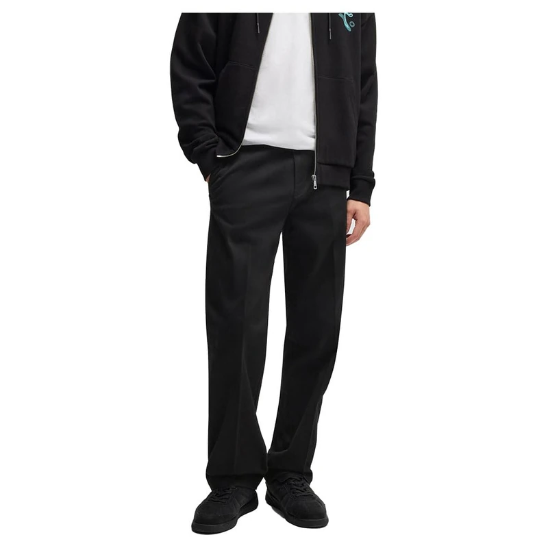 HUGO Men's Dino242 TROUSERS FLAT, Black,