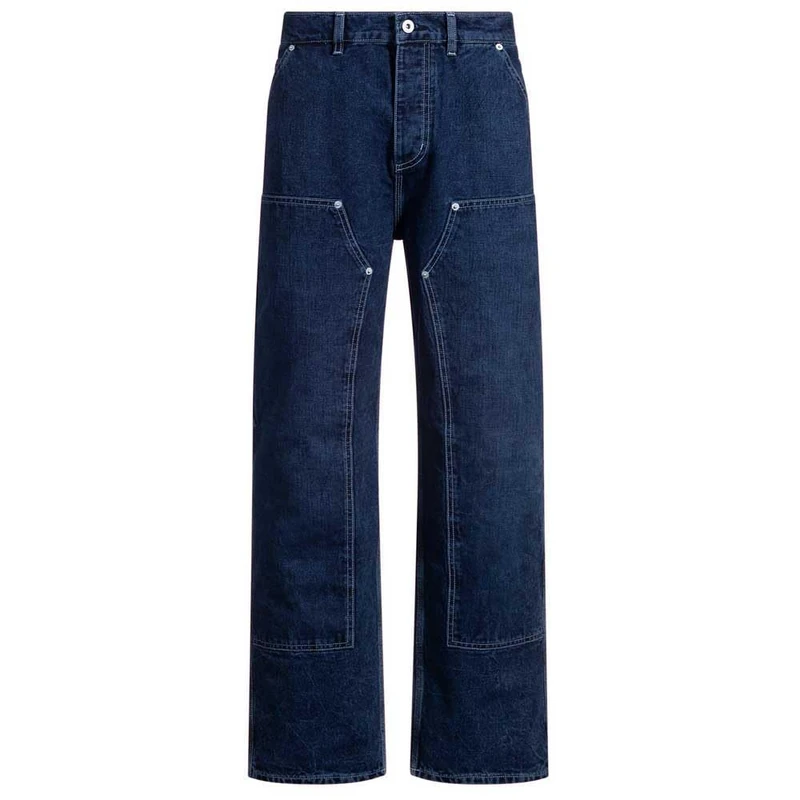 Hugo Men's Carpenter/2 Loose Fit Denim Mix Jeans, Navy, 32W x 34L