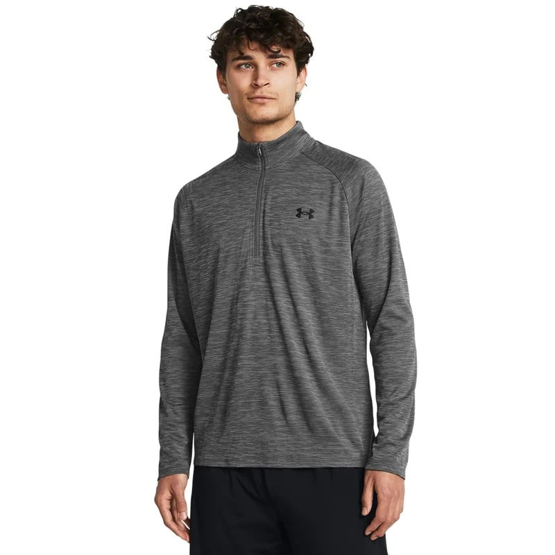 Under Armour - Mens Tech Textured 1/2 Zip T Shirt, Color Csr (025), Size: XXX-Large