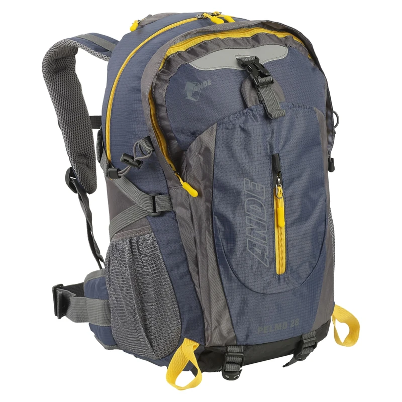 ANDE Pelmo 28LT Backpack - Robust and Organized for Trekking, blue, Taglia unica, Sporty