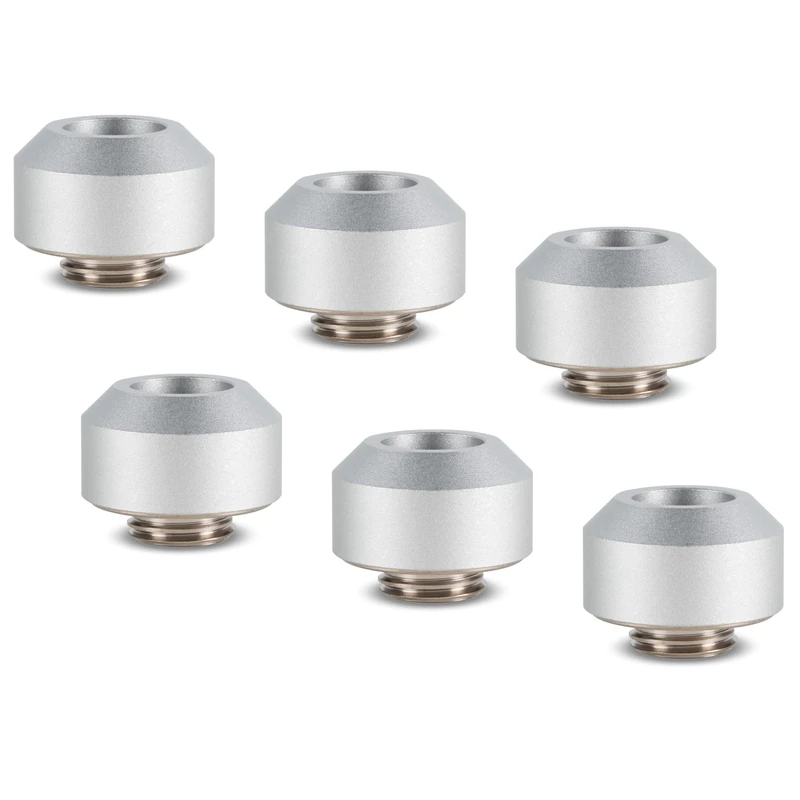 Optimus Hardtube Fitting, 12 mm, 6er Pack mit Werkzeug - silber - Image 1