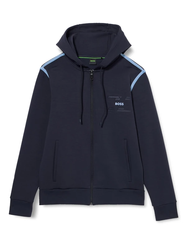 BOSS Men's Saggy Tape Sweatshirt, Dark Blue402, XS