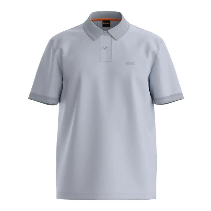 BOSS Men's Pe_Interlock Polo, Open Green350, L