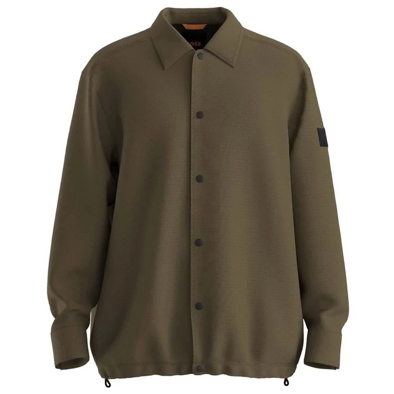 BOSS Men's Labib_1_m Shirt, Open Green368, M