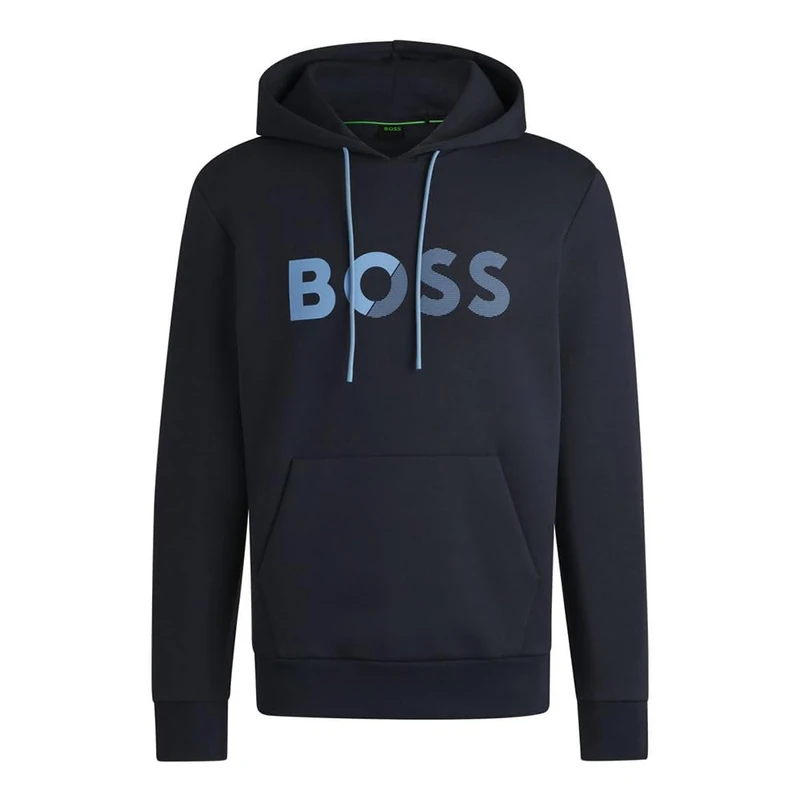 BOSS Men's Soody Tape Logo Sweatshirt, Dark Blue402, XS