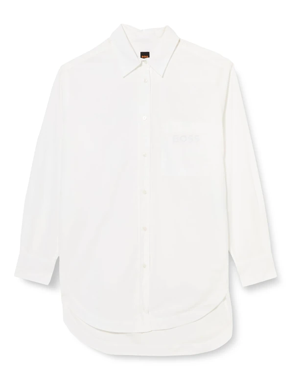 BOSS Women's C_bostucci_7 Blouse, White100, 8