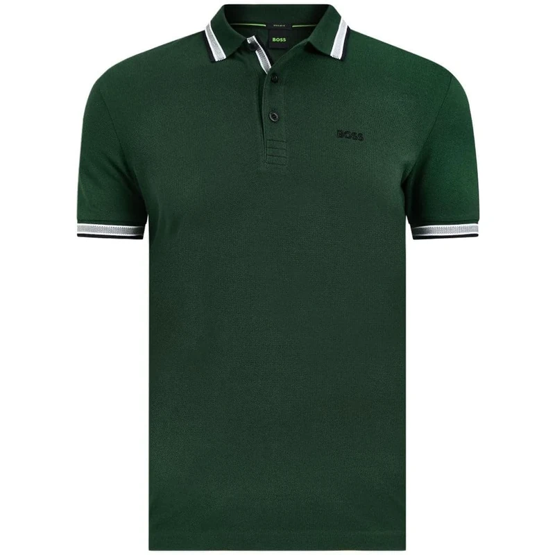BOSS Men's Paddy Polo, Open Green349, XXL
