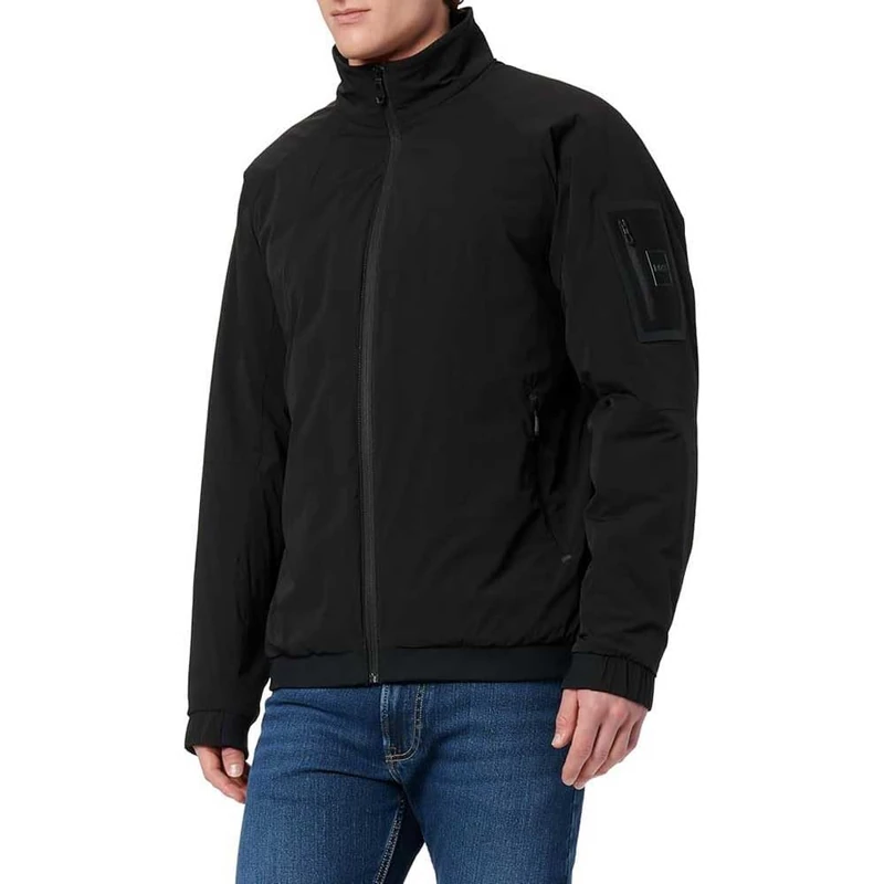 BOSS Men's J_gobi Outerwear Jacket, Black 1, 4XL