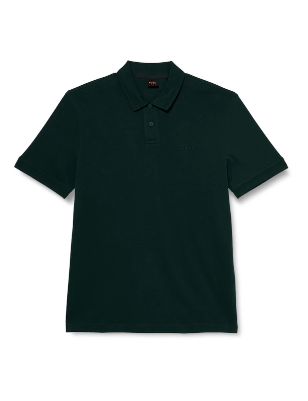 BOSS Men's Pe_Interlock Polo Shirt, Open Green350., 5XL