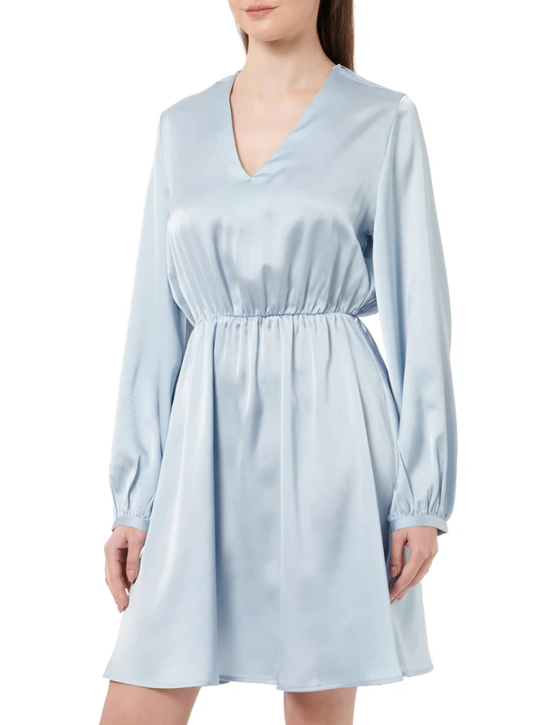 BOSS Women's C_Doria Dress, Medium Blue421, XL