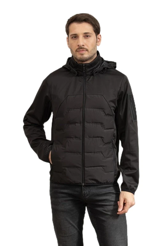 BOSS J_rhano Men's Outerwear Jacket, Black 1, S