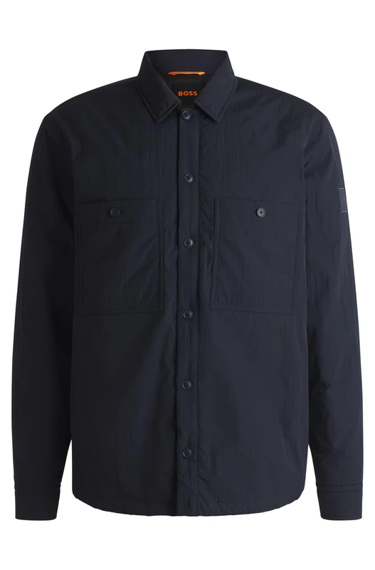 BOSS Men's Locky_2_m Shirt, Dark Blue404, 5XL