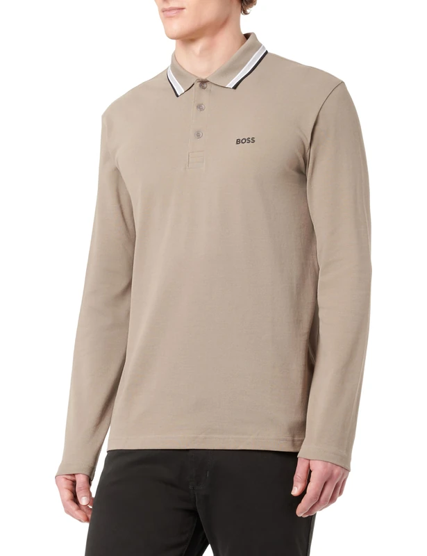BOSS Men's Plisy Polo Shirt, Light/Pastel Green338, 4XL